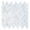 Andova Tiles Channing Elongated Hex 1" x 2.5" Marble Honeycomb Mosaic Wall & Floor Tile ANDCHA135 - alternate 8